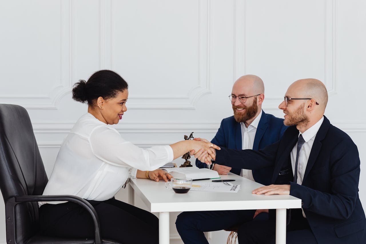 Signing the contract